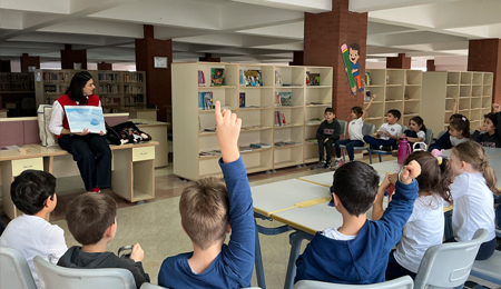 33. Geleneksel Marmara Kitap Fuarı Kapsamında Okulumuzda Eş Zamanlı Söyleşiler